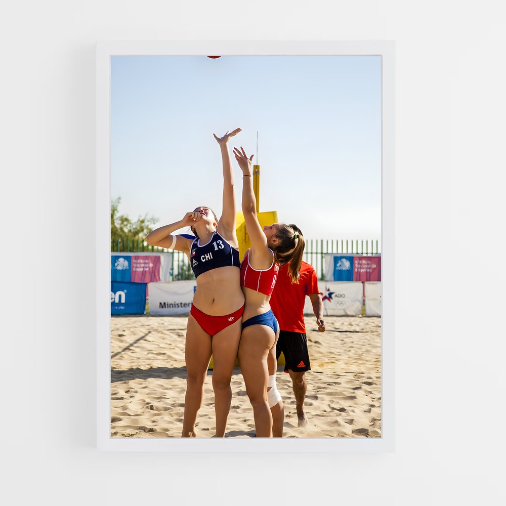 Poster Beach handball (vue 3)